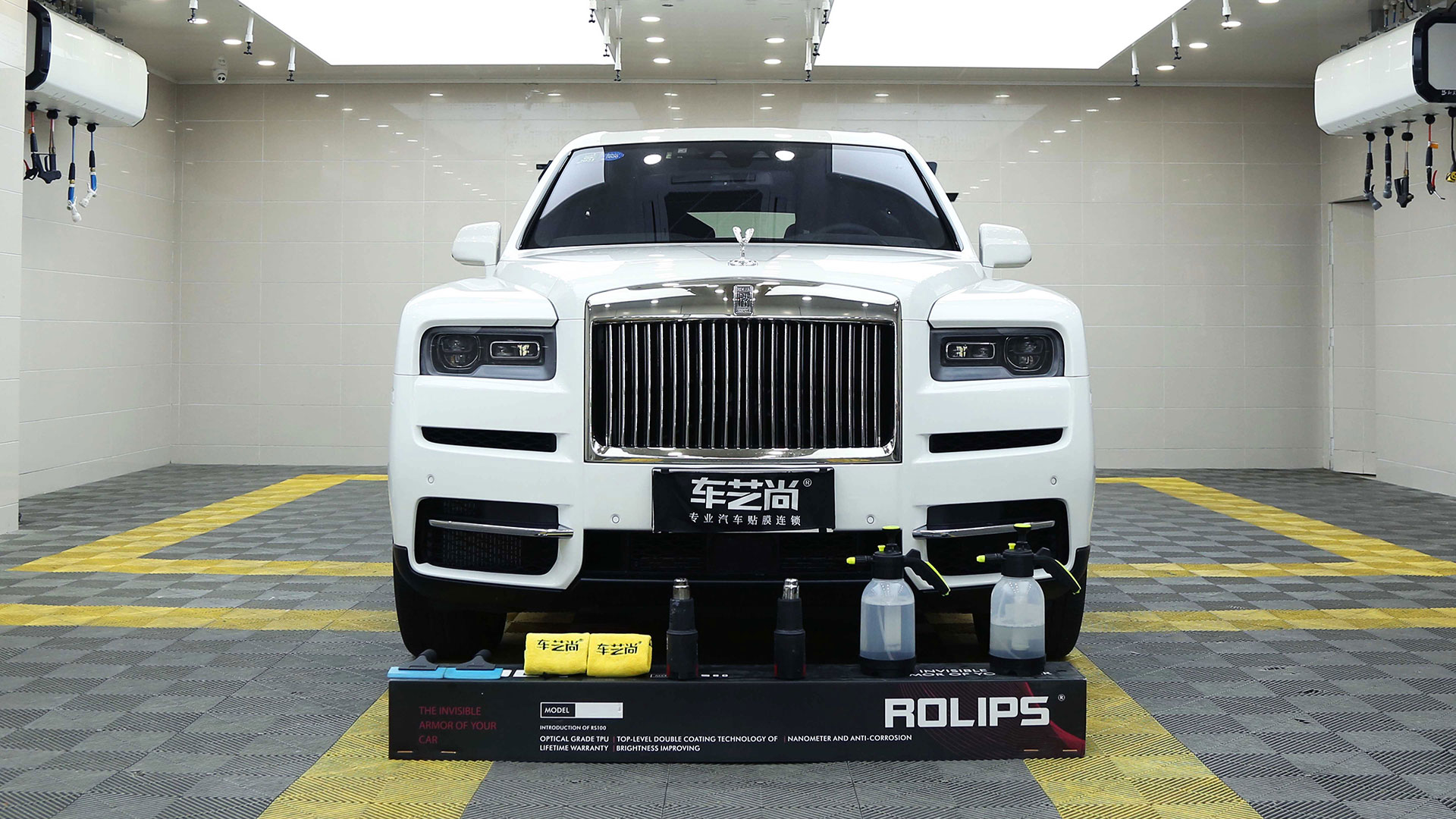 勞斯萊斯庫里南 ROLIPS隱形車(chē)衣施工案例